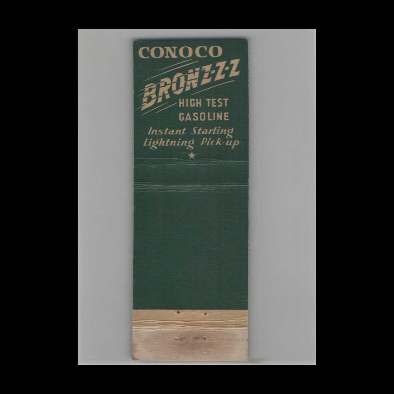 Fred Werner Conoco Gas Station Laredo TX Matchbook Cover Fred Werner Conoco Gas Station Laredo TX Matchbook Cover