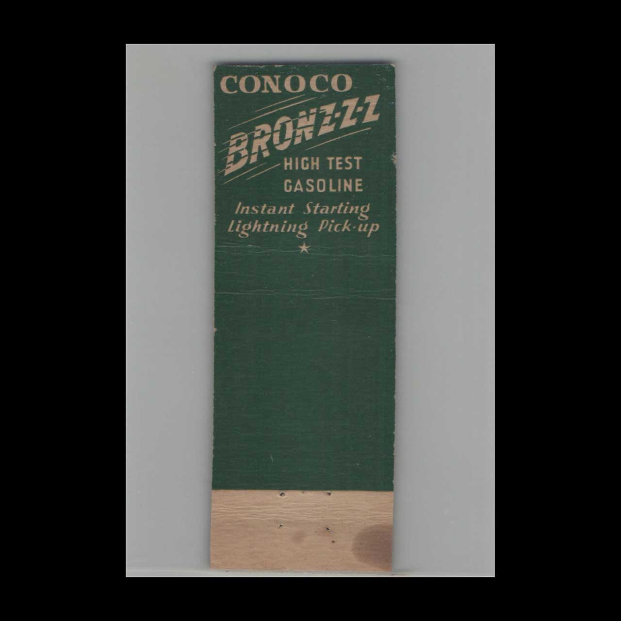 Chet McDowell Conoco Deluxe Service Matchbook Cover Chet McDowell Conoco Deluxe Service Matchbook Cover