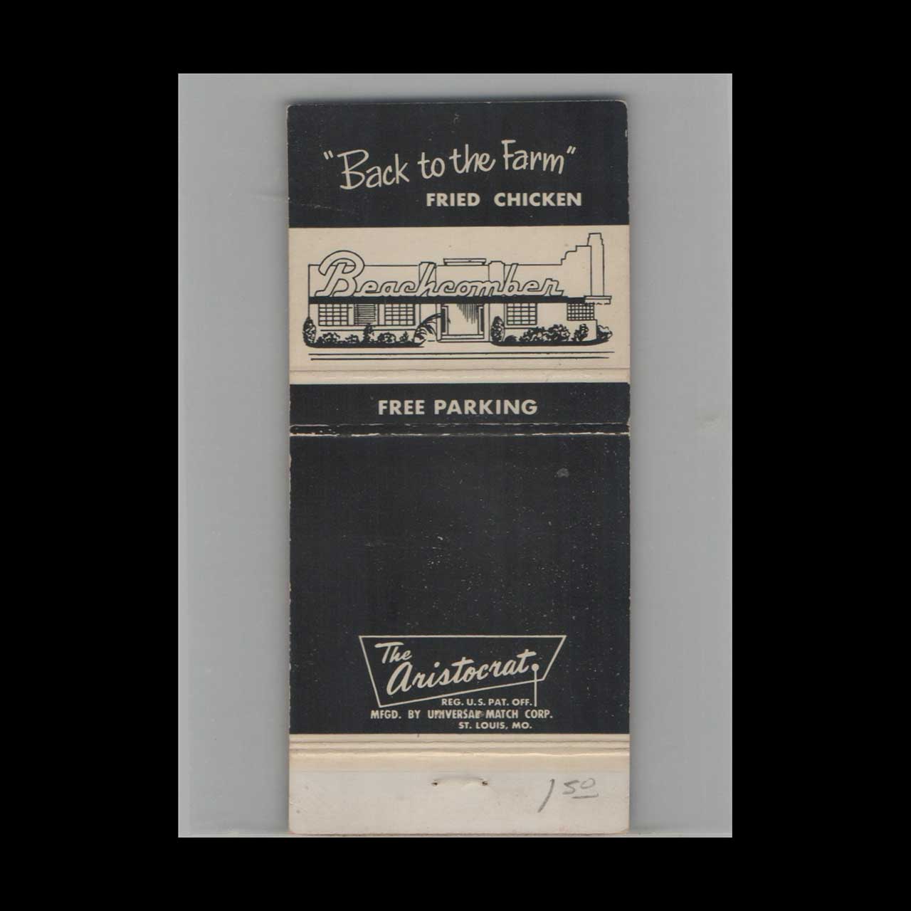 Heilmans Beachcomber Matchbook Cover Clearwater Beach FL Heilmans Beachcomber Matchbook Cover Clearwater Beach FL