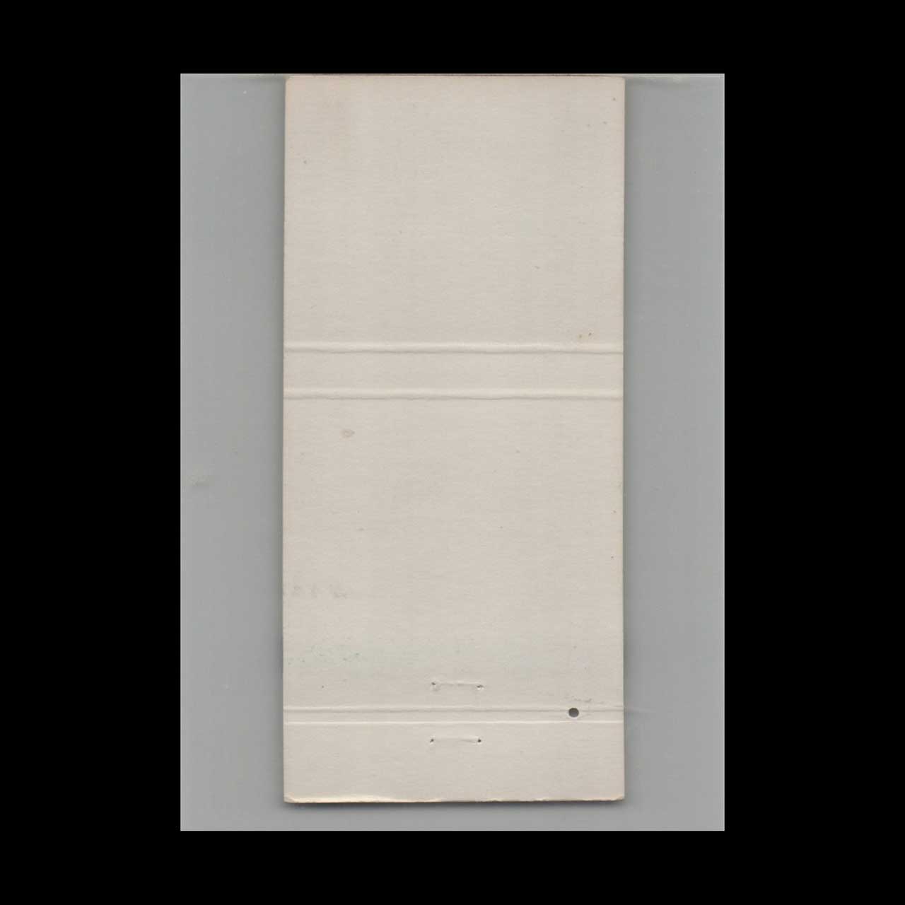 Matchbook Cover Clearwater Beach Bank Clearwater Beach FL #2 Matchbook Cover Clearwater Beach Bank Clearwater Beach FL #2